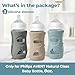 Joxodak 3 Pack Silicone Sleeves for Philips Avent Natural Bottle, Food Grade Silicone Anti Breakage Baby Bottles Holder, Compatible with Philips Avent Glass Natural Baby Bottle 8oz