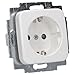 Produktbild Busch-Jaeger 20 EURKS-214 SCHUKO® Steckdosen-Einsatz mit erhöhtem Berührungsschutz Alpinweiß Reflex SI 2CKA002013A5319