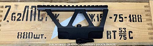 NTC Generation 2 Scope Rail Mount New Picatinny Rail MIL STD 1913 Rail Black for Standard Side Rail for US Made PSA, Russian, European (Romanian, Polish, Bulgarian) and Chinese