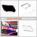 Trimla Front Tow Cover Fit 16-20 Mercedes-Benz CLA Coupe W117 Facelift AMG Line for CLA180 CLA200 CLA220 CLA250 2016 2017 2018 2019 2020 Bumper Hook Eye Cap 1178856900 (White)