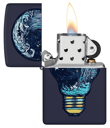 Encendedor Zippo Black Light Toxic Waves Navy Matte miniatura 3