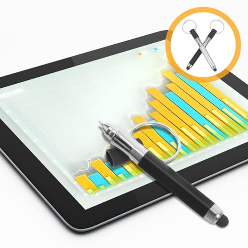 Porte-clés stylet pour tablette tactile et mini stylo à bille capacitif