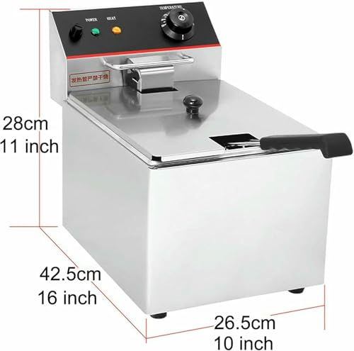 Friteuse électrique professionnelle à induction pour comptoir de restaurant et cuisine de table - 3