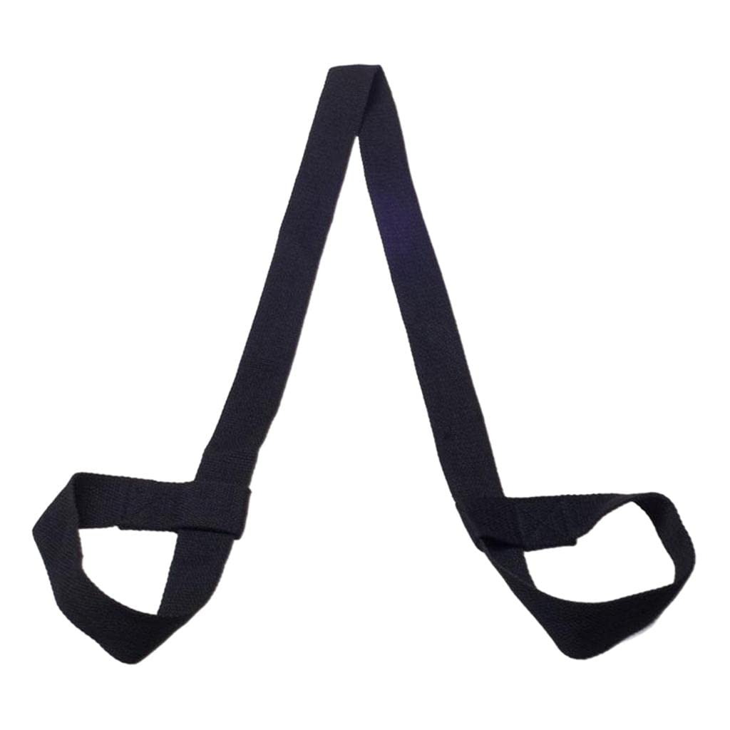 Cotton Yoga Mat Strap Pilates Mat Carrier Fitness Stretchy Loop Black | Mat Carriers & Bags | Yoga & Pilates | Fitness, Running & Yoga
