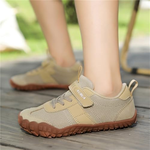 Image of KUBUA Kids Barefoot Shoes Boys Girls Wide Toe Box Zero Drop Sneakers | Breathable Lightweight, Reinforced Toe, Minimalist, Hiking, Tennis, Running, Walking, School, Toddler, Little Kid, Big Kid