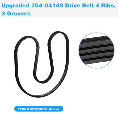 Lawn Edger Drive Belt Replacement - Close-up of Belt