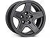 Mammoth Boulder Wheel in Charcoal 16x8 Aggressive Styling Rim Fits Jeep Wrangler YJ 1987-1995
