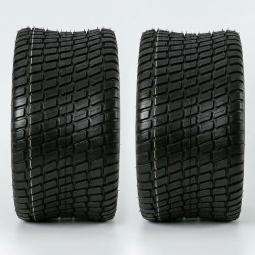20x8.00-10 4 Ply Tubeless Turf Tire Set - 895 lbs Capacity Puncture Resistant Fits 10 Rim Replacement for Riding Mower Garden Tractor Golf Cart Tire Only for Golf Cart & Lawn Equipment