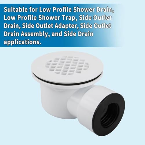 Siphon de douche en PVC de qualité supérieure à étanchéité totale