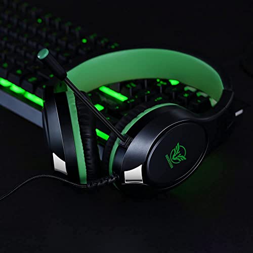 Masacegon Gaming Headset for PC,Gaming Headphone Compatible with Xboxone,PS4,Nintendo Switch,3.5mm Over-Ear Headphones with Noise Canceling Feature - Image 5