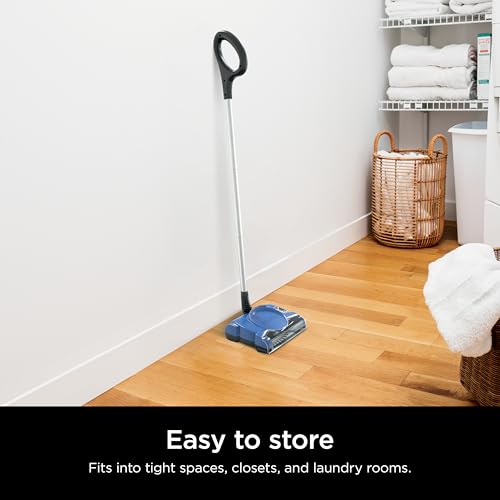 Image of Shark Rechargeable Floor Sweeper,Motorized Brushroll,Compact Swivel Design,Easy-Empty Dust Cup,10 inch Cleaning Path,Powerful Debris,Dust&Pet Hair Pickup,for All Floor Types,Blue,V2700Z,Medium (Pack of 2)