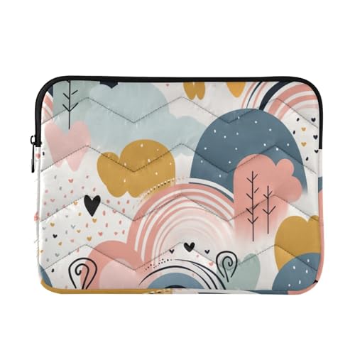 Funda para portátil 13-14 pulgadas impermeable diseño nubes