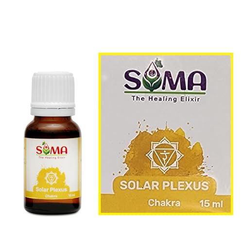 Image of Solar Plexus Chakra Oil | Blends of Pure Essentials Oils Ideal for Calming Effects | 15 ml | Aroma Oil & Seven Chakra Oils | Best for Aromatherapy & Meditation | Pack of 1