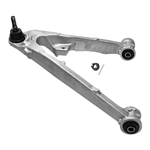 Image of Detroit Axle - 4pc Front End Suspension Kit for 2007-2013 Chevrolet Silverado 1500 GMC Sierra 1500 Yukon XL Suburban 1500 Avalanche Tahoe Cadillac Escalade, 2 Lower Control Arms 2 Outer Tie Rod Ends