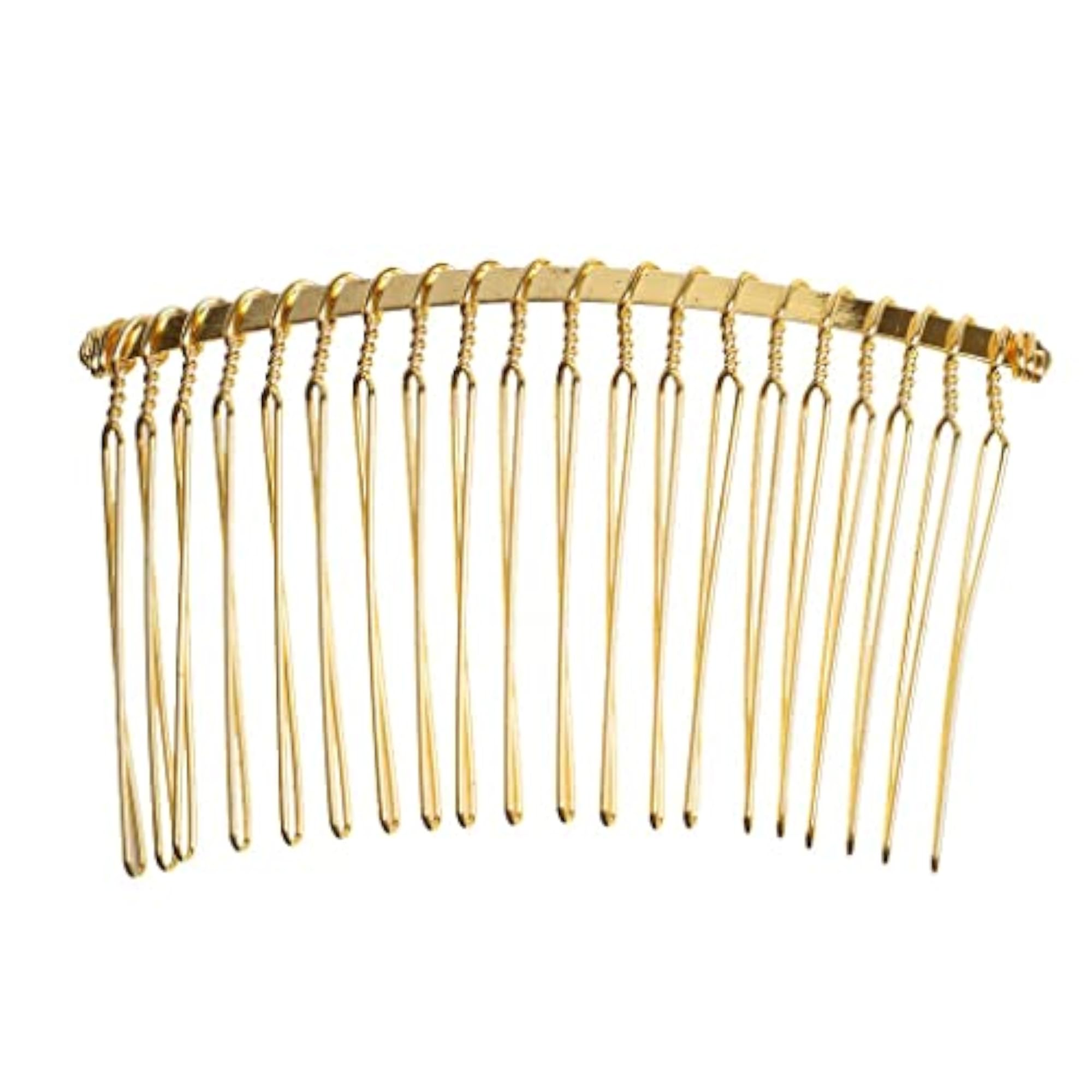 Alloy Hair Comb for Women, Wedding Jewelry Making, Gold
