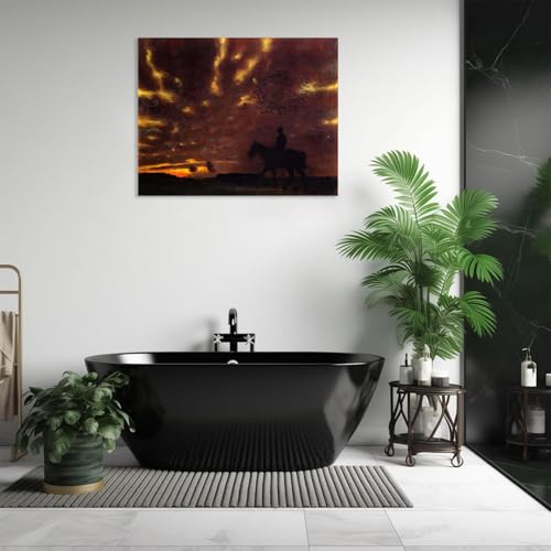 Franz Von Stuck impression sur toile 48x40cm poster tableau