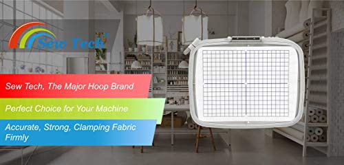Image of Sew Tech Embroidery Hoop for Bernina, 8x6in 200x155mm Large Frame | Fits Artista 180 170 165 Bernina Embroidery Machine