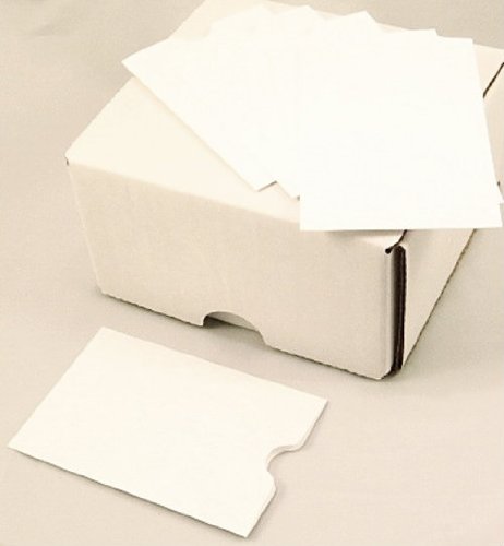 White Tyvek Standard 3.5" x 2.25" Credit Card Sleeve Protector Envelope, Box of 100