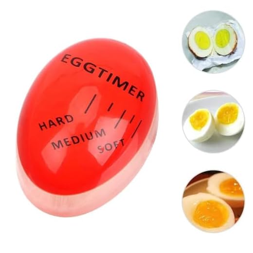 Temporizador de huevos cocidos, con pantalla, duro/mediano/blando, infinitamente reutilizable