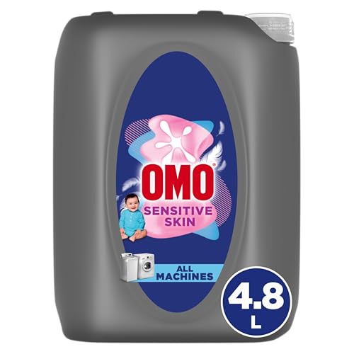 OMO Liquid Laundry Detergent for Sensitive Skin 4.8L Gentle on Skin Tough on Stains