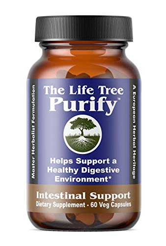 Life Tree Purify Intestinal Support Plus Daily Colon Cleanse Detoxify Kit - Lactobacillus Acidophillus - Natural Herbal For Digestive Health #TOP1