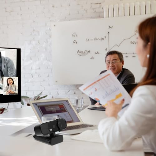MERRYHAPY P USB Webcam for Computer Video Conference Camera Black - 5