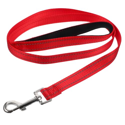 ERINGOGO 反光ナイロン犬用リード 中型犬向け耐久性強化 軽量で快適な散歩用トレーニングリード ねじれ防止設計 ペット屋外使用対応