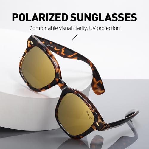 Bevi Retro Polarized Designer Sunglasses for Men and Women UV 400 Protection Lens Lightweight2