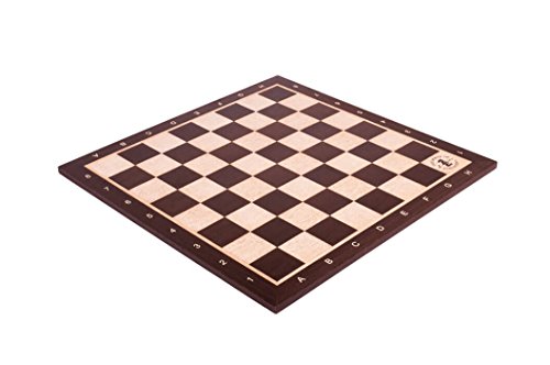 The House of Staunton African Palisander & Maple Wooden Chess Board - 2.25