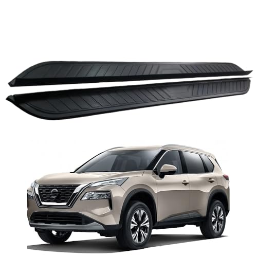 Estribos laterales negros para Nissan X-Trail 2022-2026