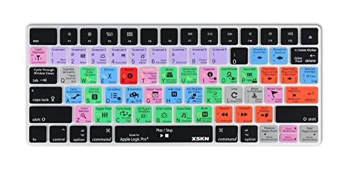 Protector de teclado silicona XSKN Logic Pro X para Magic MLA22LL/A miniatura 3