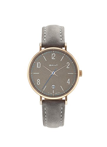 Preisvergleich Produktbild GANT Damen Analog Quarz Uhr mit Leder Armband GT035004
