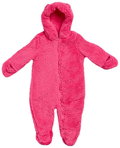 Wippette Baby Girls' Sherpa Pram Snowsuit, Size 6-9 Months, Pink