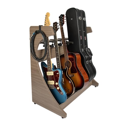 Gator Frameworks Elite GFW-ELITEGTR5RK-GRY - Soporte para 5 Guitarras eléctricas o acústicas, Color Gris