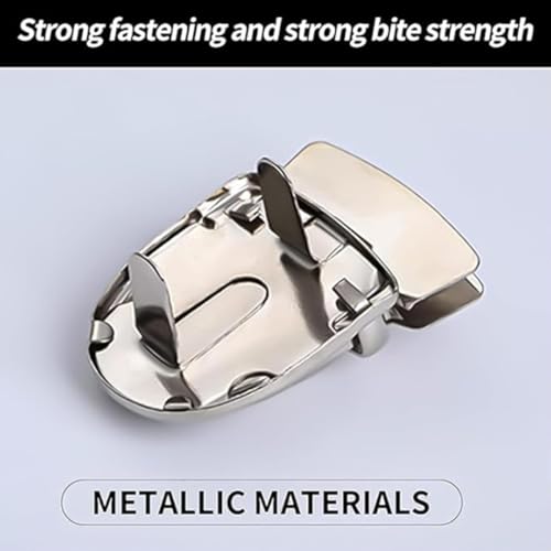 Tuck Lock Clasp Catch Purse Thumb Lock,8 Pcs Bag Clasp Catch Metal Tuck Lock Buckle Bag Clasp Turn Lock Handbag Closures Clasp Purse Thumb Press Lock for DIY Craft Wallets Bag Leather Handbags Making - Image 4