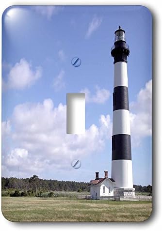 3dRose lsp_93273_1 Nc, Bodie Island Lighthouse Keepers Quarters Us34 Lse0014 Lynn Seldon Light Switch Cover image 4
