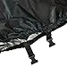 GXARTS 210D Oxford Cloth Boat Cover-Fits 20' to 22' Ft V Shape/V-Hull, Tri-Hull Runabouts, Pro-Style, Bass Boats-Black Heavy Duty Waterproof Dust Cover