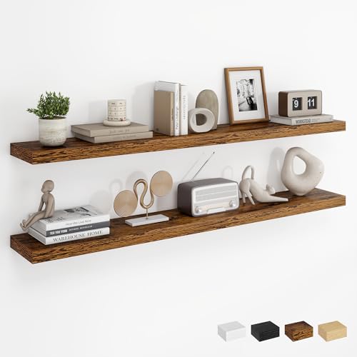 Dreamland 48Inch Floating Shelves for Wall, Rustic Wooden Storage Shelf