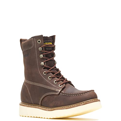 Wolverine Men's Loader 8" Steel Toe Wedge Work Boot, Brown, 10 M US by Wolverine - Image 2