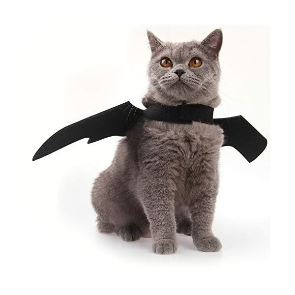 Pet cat bat wings for halloween, cosplay bat wing costume decoration for puppy dog cat - image 4