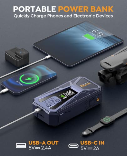 NACKEO 8000A Jump Starter