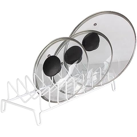 Kitchen Details 8 Section Lid and Plate Organizer Cover