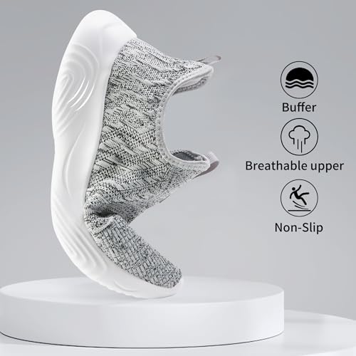 Image of MRIP Mens Slip On Walking Shoes Lightweight Comfortable Gym Workout Running Shoes Mesh Breathable Cushion Fashion Tennis Athletic Casual Sneakers