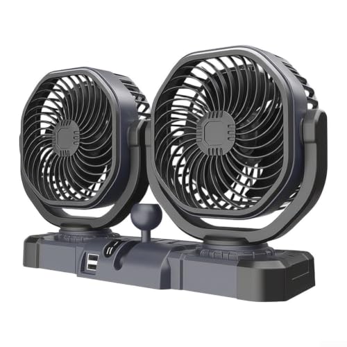 Ventilateur de tableau de bord double 5V 12V 24V robuste