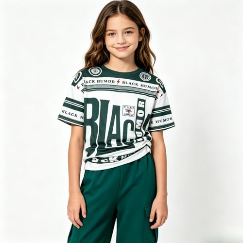Image of Girls Clothes 2 Piece Short Sleeve T-Shirt Tops & Camo Pants Spring Summer Casual Outfits for Teen Tween Girl 7-14Y
