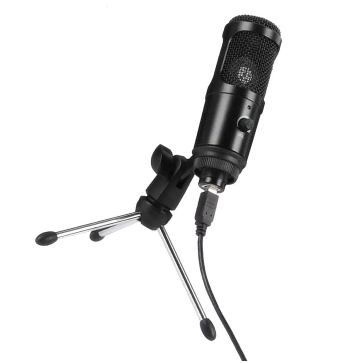 Ciieeo USB Kondensatormikrofon Satz mit Tischstativ Nierencharakteristikpc Aufnahme Mikrofon für Gaming Videokonferenzen und Zufälliger Stil