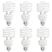 Philips 414052 100 Watt Equivalent Compact Fluorescent Twister Light Bulb, Neutral White, 6 Pack
