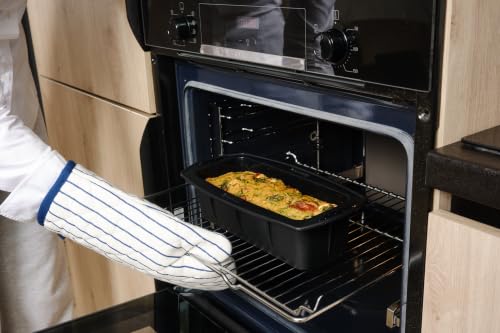 Miniatura 4 de Backhaus Flexbake Molde De Silicona Para Pan Y Bizcocho 26 Cm Reforzado Estructura Antideformación, Antiadherente, Sin Bpa, 100 Silicona Platino Apto Horno Y Lavavajillas Negro