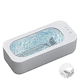 ✨【47000Hz Hochfrequenz-Ultraschallreinigungsgerät】Diese professionelle Ultraschallreinigungsgerät erzeugt eine 47000-Hz-Ultraschallwelle, 360° tiefenreinigung, mit der Sie den Schmutz in kleinen Lücken Ihrer Wertsachen einfach und schnell entfernen können, ohne ihn zu beschädigen. Stellen Sie Ihren Schmuck oder andere Gegenstände in ihrem Glanz wieder her.