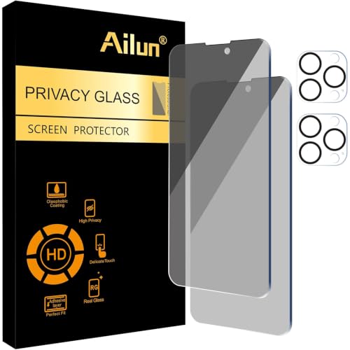 Ailun Privacy + Camera Lens Protector